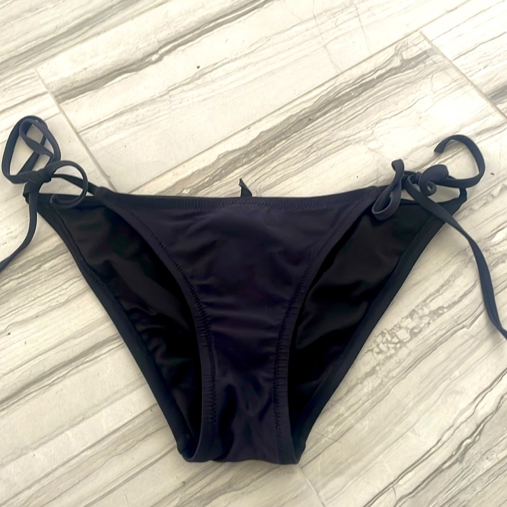 J.Crew black bikini bottom XS